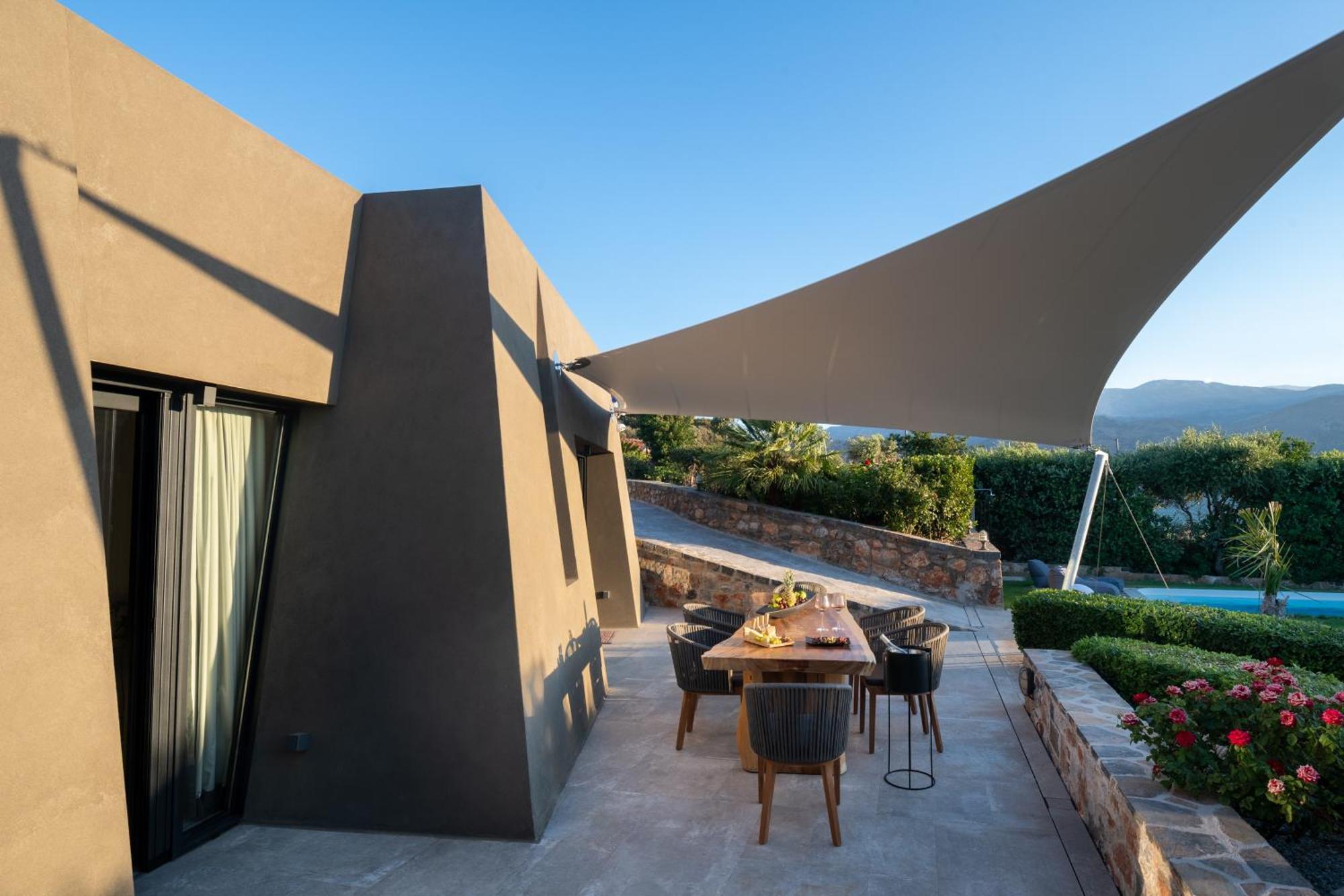 Lithari Luxury Villa With Private Pool, Your Perfect Retreat, Crete 圣尼古拉奥斯 外观 照片